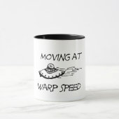 ワープ速度で移動 マグカップ (中央)