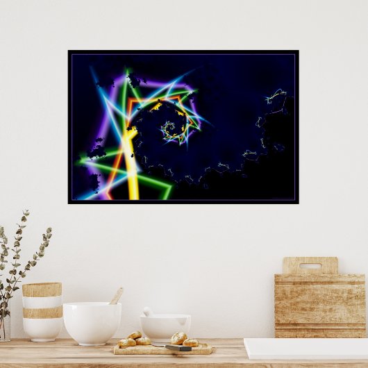 ワープ速度ネオン2 ポスター (キッチン)