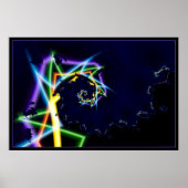 ワープ速度ネオン2 ポスター (正面)