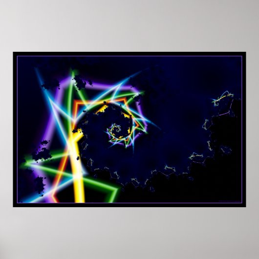 ワープ速度ネオン2 ポスター (正面)