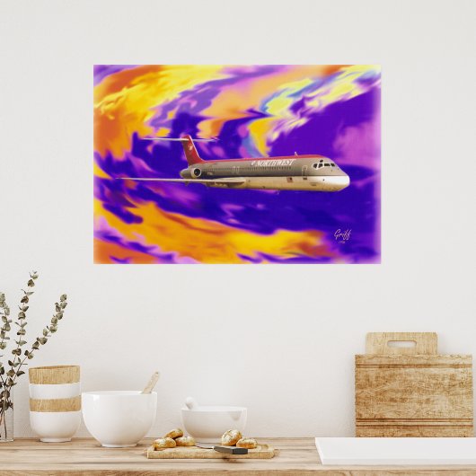 ワープ7 DC-9 ポスター (キッチン)