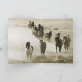 ワーボンズワイルドホースプライドグリーティングカード カード (内部)