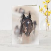 ワーボンズワイルドホースプライドグリーティングカード カード (黄色い花)