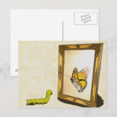 ワームと鏡! ポストカード (正面/裏面)