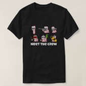 ワームのゲームゲーマーのゲームのフィッティング Tシャツ (デザイン正面)