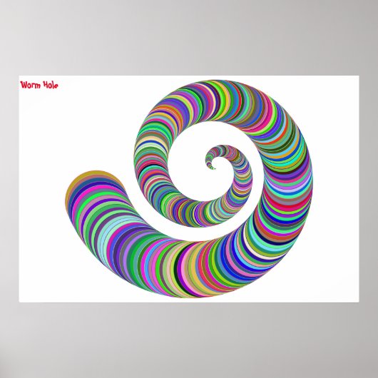 ワームの穴ポスター ポスター (正面)