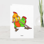 ワームを持つパラロット カード (裏面)