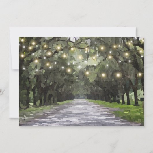 ワームズローヴェニュライブオークスウォーターブライダルシャワー 招待状 (裏面)