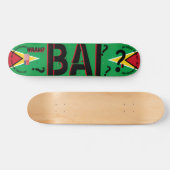 ワームバイ？JMT GUYANA 7 3/4"スケートボードデッキ スケートボード (横)