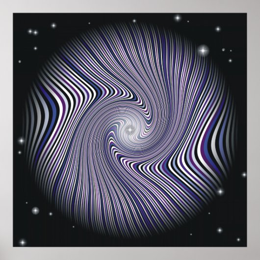 ワームホールトリップ・オプティカルイリュージョンポスター ポスター (正面)
