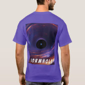 "ワームホール"設計 Tシャツ (裏面)