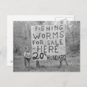 ワーム販売, 1935 ポストカード (正面/裏面)