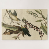 ワーム食べ物のウグイス – Audubon's Birds of America ジグソーパズル (横)