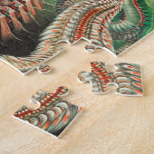 ワーム、アニリッドChetopoda by Ernst Haeckel ジグソーパズル (側面)