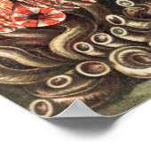 ワーム、アニリッドChetopoda by Ernst Haeckel ポスター (角)