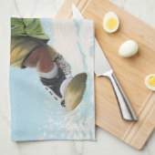 ワーラスノーボーダーファンタジーアートキッチンタオル キッチンタオル (四つ折り)