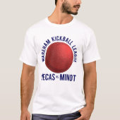 ワーラムキックボールリーグティー Tシャツ (正面)