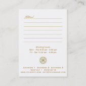 ワーラーナシー-名刺 名刺 (裏面)