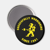 ワーリオマグネット – 黄 マグネット (正面/裏面)