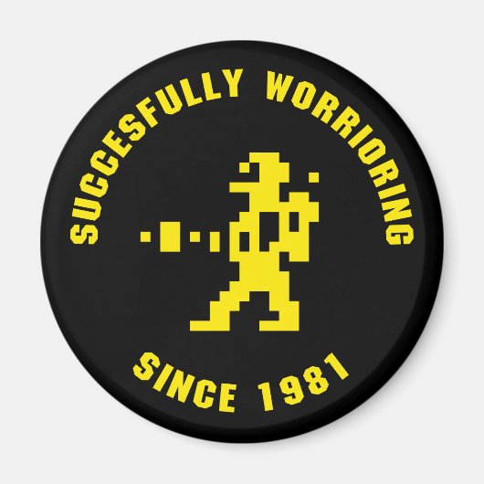 ワーリオマグネット – 黄 マグネット (正面)