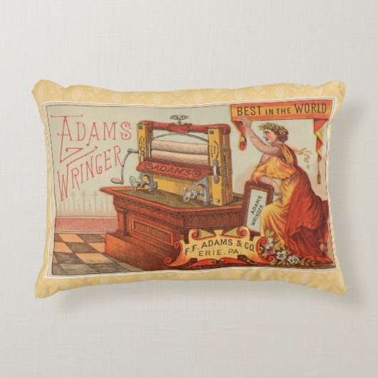 ワーリンガーワッシャ装飾用クッション アクセントクッション (正面)