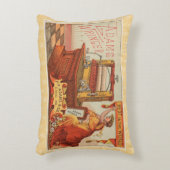 ワーリンガーワッシャ装飾用クッション アクセントクッション (正面(垂直))