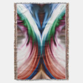 ワールウィンドレインボーゴールデンスノー鏡 スローブランケット (正面縦)