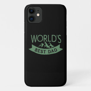 ワールドの最高のパパグリーンとブラック iPhone 11 ケース