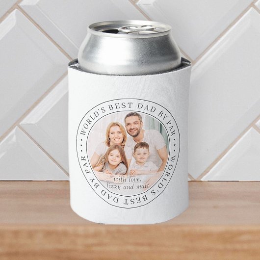 ワールドの最高のパパバイパーのクラシック写真シンプル 缶クーラー