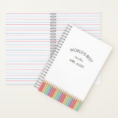 ワールドの最高の先生ノート ノートブック (内側)