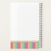 ワールドの最高の先生ノート ノートブック (裏面)