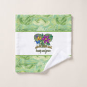 ワールドの最高の叔母美しいとグレース バスタオルセット (ウォッシュタオル)