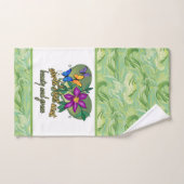 ワールドの最高の叔母美しいとグレース バスタオルセット (ハンドタオル)