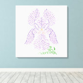 ワールドアイリスキャンバス印刷 キャンバスプリント (インサイチュ (ウッドフロア))