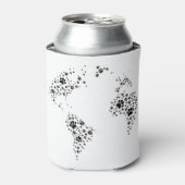 ワールドアトラスドッグポープリント 缶クーラー (缶正面)