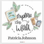 ワールドアドイン名の探索 シール (シート)