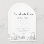 ワールドアドベンチャー疑問に思7型結婚論 招待状 (正面/裏面)