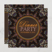 ワールドアースアステカディナーパーティの招待状 招待状 (正面/裏面)