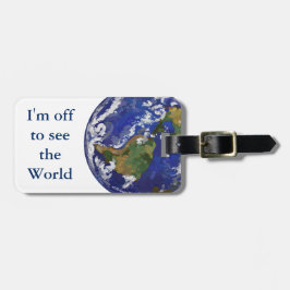 ワールドアースアートのラゲッジタグを見にオフ ラゲッジタグ