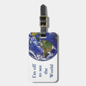 ワールドアースアートのラゲッジタグを見にオフ ラゲッジタグ (正面縦)