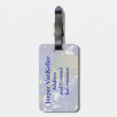 ワールドアースアートのラゲッジタグを見にオフ ラゲッジタグ (裏面縦)