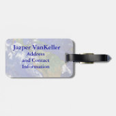 ワールドアースアートのラゲッジタグを見にオフ ラゲッジタグ (裏面横)