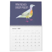 ワールドアートを巡る鳥たち カレンダー (1月 2027)