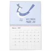 ワールドアートを巡る鳥たち カレンダー (2月 2027)