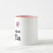 ワールドイ最高のアイアおばあちゃん マグカップ (中央)