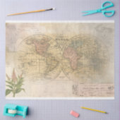 ワールドエフェメラデクページティッシュペーパー 薄葉紙 (クラフト)