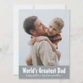 ワールドエレガントズグレートパパ | Faters Dayの写真 シーズンカード (正面)