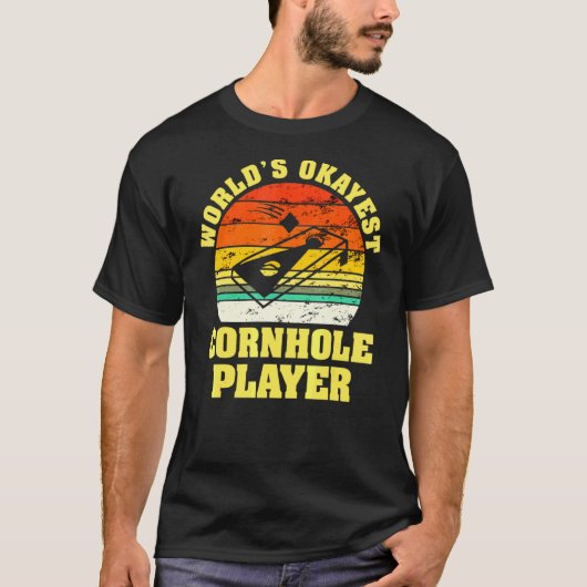 ワールドオカイストレトロスタイルビーンバッグコーンホ遊ール Tシャツ (正面)