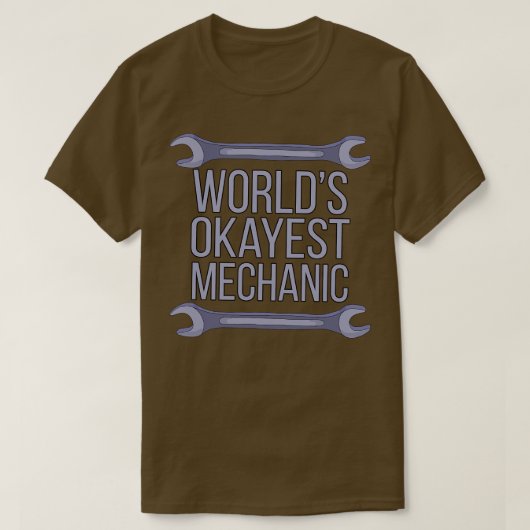 ワールドオカイスト整備士1 Tシャツ (デザイン正面)