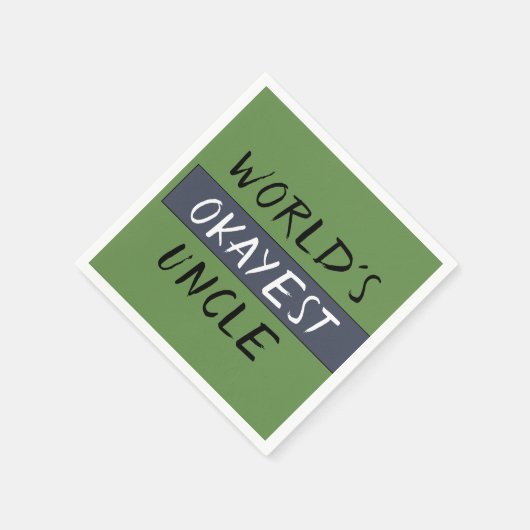 ワールドオケイエストアンクおもしろいル スタンダードカクテルナプキン (角)